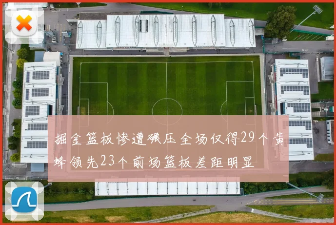 掘金篮板惨遭碾压全场仅得29个黄蜂领先23个前场篮板差距明显